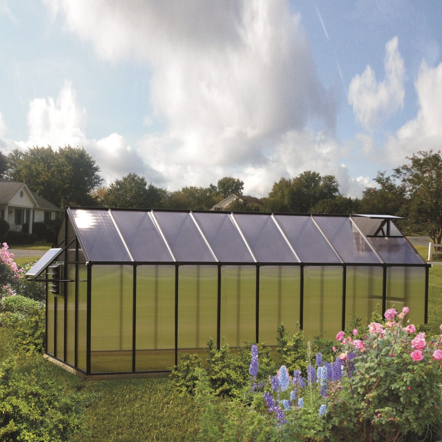 Riverstone Industries Monticello Mojave Solar Greenhouse - mygreenhousestore.com