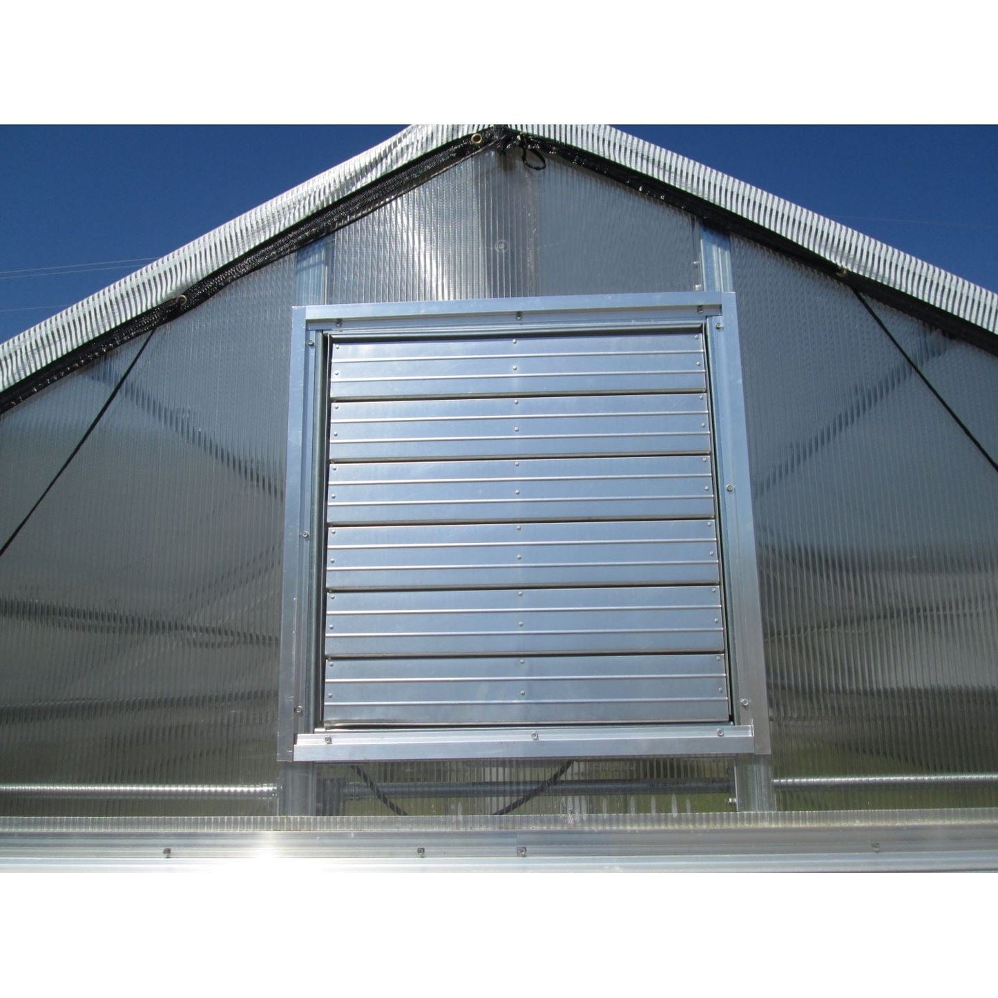 Riverstone Industries Deluxe Greenhouse Kit Riverstone | Jefferson - Premium Grower's Edition - 16FT x 30FT Educational Greenhouse Kit With 6FT High Walls - 9.5 FT Peak R16306-PG