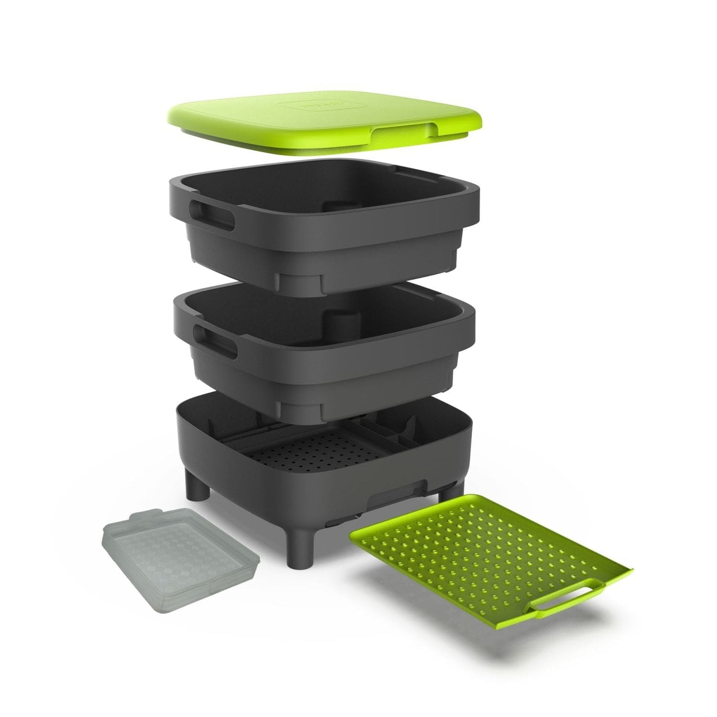 Riverstone Industries Gardening Riverstone | Maze Large Three Worm Farm Starter Kit With Shelving RSI-MC-WORM-LFK