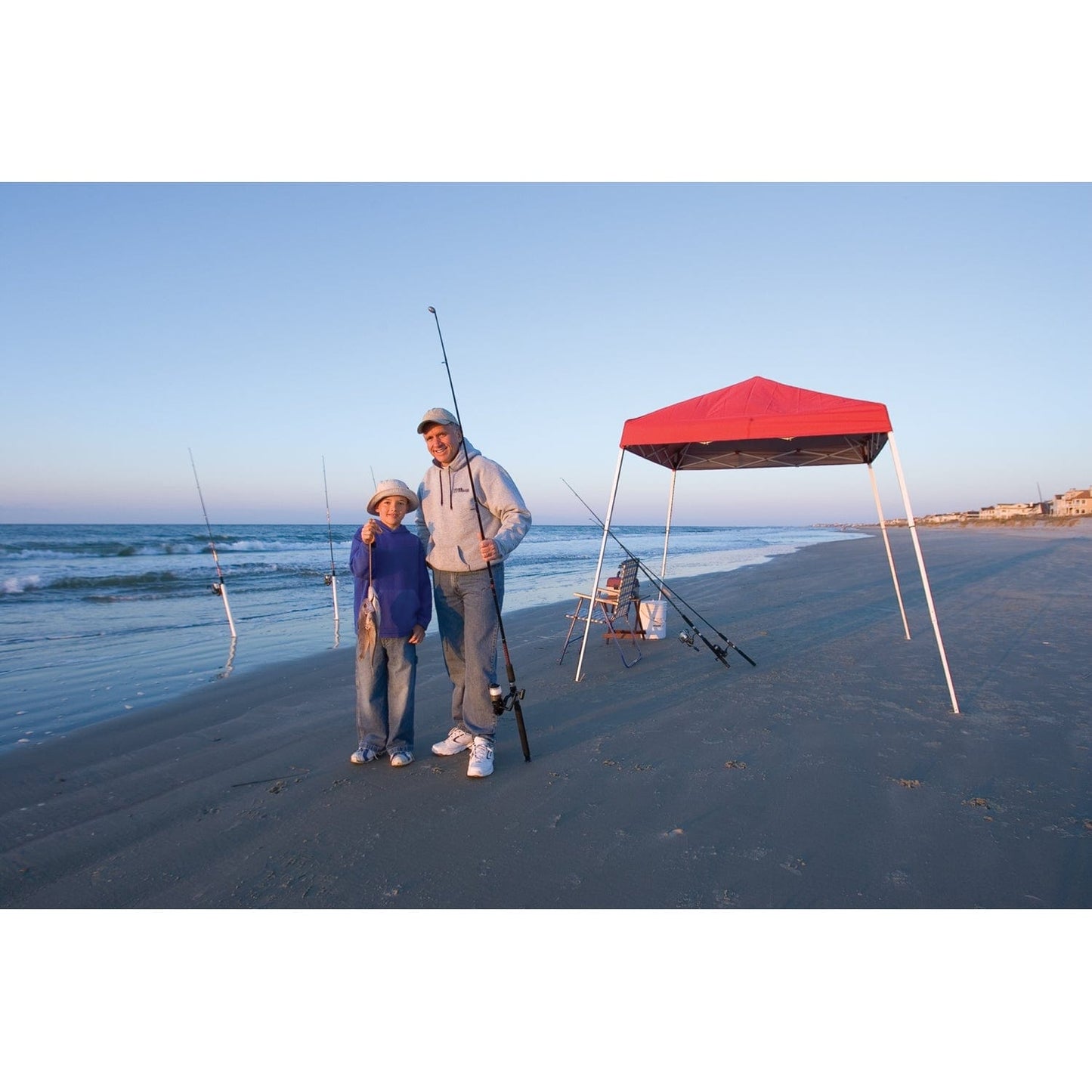 ShelterLogic Pop-Up Canopies ShelterLogic | Pop-Up Canopy HD - Slant Leg 8 x 8 ft. Red 22578