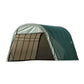 ShelterLogic Portable Garage ShelterLogic | ShelterCoat 13 x 20 ft. Wind and Snow Rated Garage Round Green STD 73342