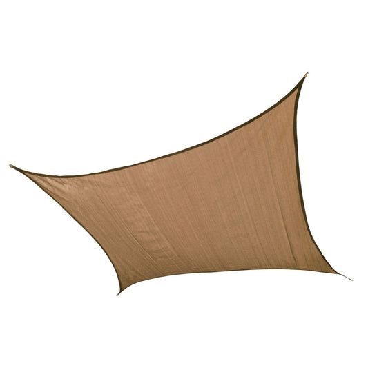 ShelterLogic Sun Shade Products ShelterLogic | Shade Sail Square - Heavyweight 12 x 12 ft. Sand (Attachment point/pole not included) 25722