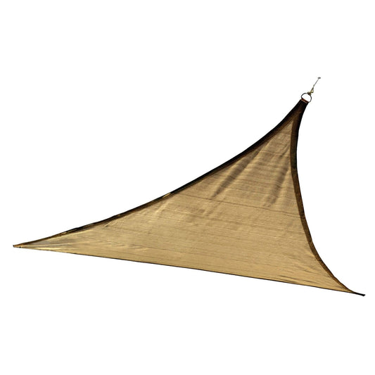 ShelterLogic Sun Shade Products ShelterLogic | Shade Sail Triangle 16 x 16 ft. Sand (Attachment point/pole not included) 25720