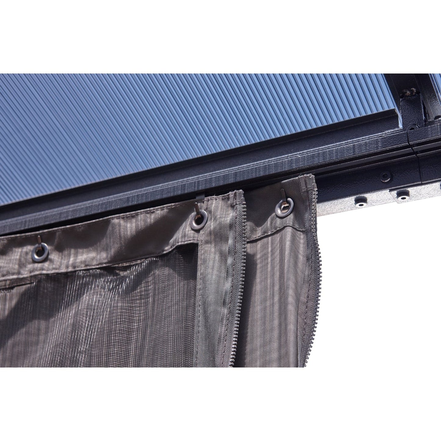 SOJAG Gazebo Accessories Sojag | Turia Grey Polyester Curtains 10 ft. x 12 ft. 135-9168914