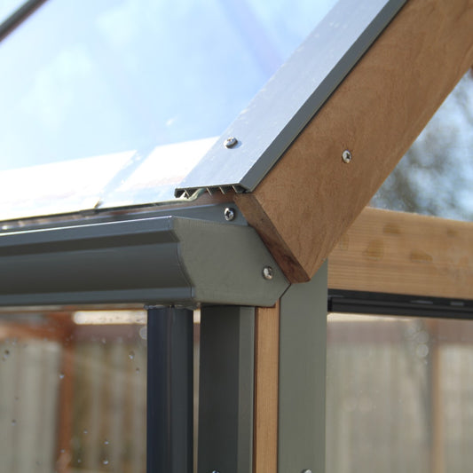 Alton | Lancing Victorian Cedar Glass Greenhouse With 3mm Tempered Glass Glazing - 10ft 9in Wide