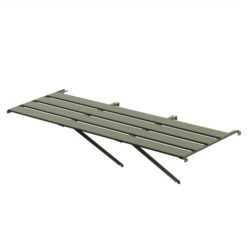 Alton | 4-Slat (25" Wide) Aluminum Greenhouse Staging Shelf