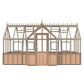 Alton | Durham Victorian Half Board Cedar Orangery With 3mm Tempered Glass Glazing - 7 ft. 4 in. Wide