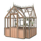 Alton | Durham Victorian Half Board Cedar Orangery With 3mm Tempered Glass Glazing - 7 ft. 4 in. Wide
