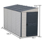 DuraMax | 4 ft Wide SideMate Vinyl Plastic Storage Shed with Foundation