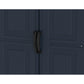 DuraMax | 10x4 ft SideMate Plus Pro Vinyl Plastic Storage Shed with Double Doors and Foundation