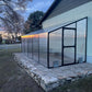 Santa Barbara | Montecito Aluminum Lean-To Greenhouse / Sunroom Kit With 8mm Twin-wall Polycarbonate Glazing