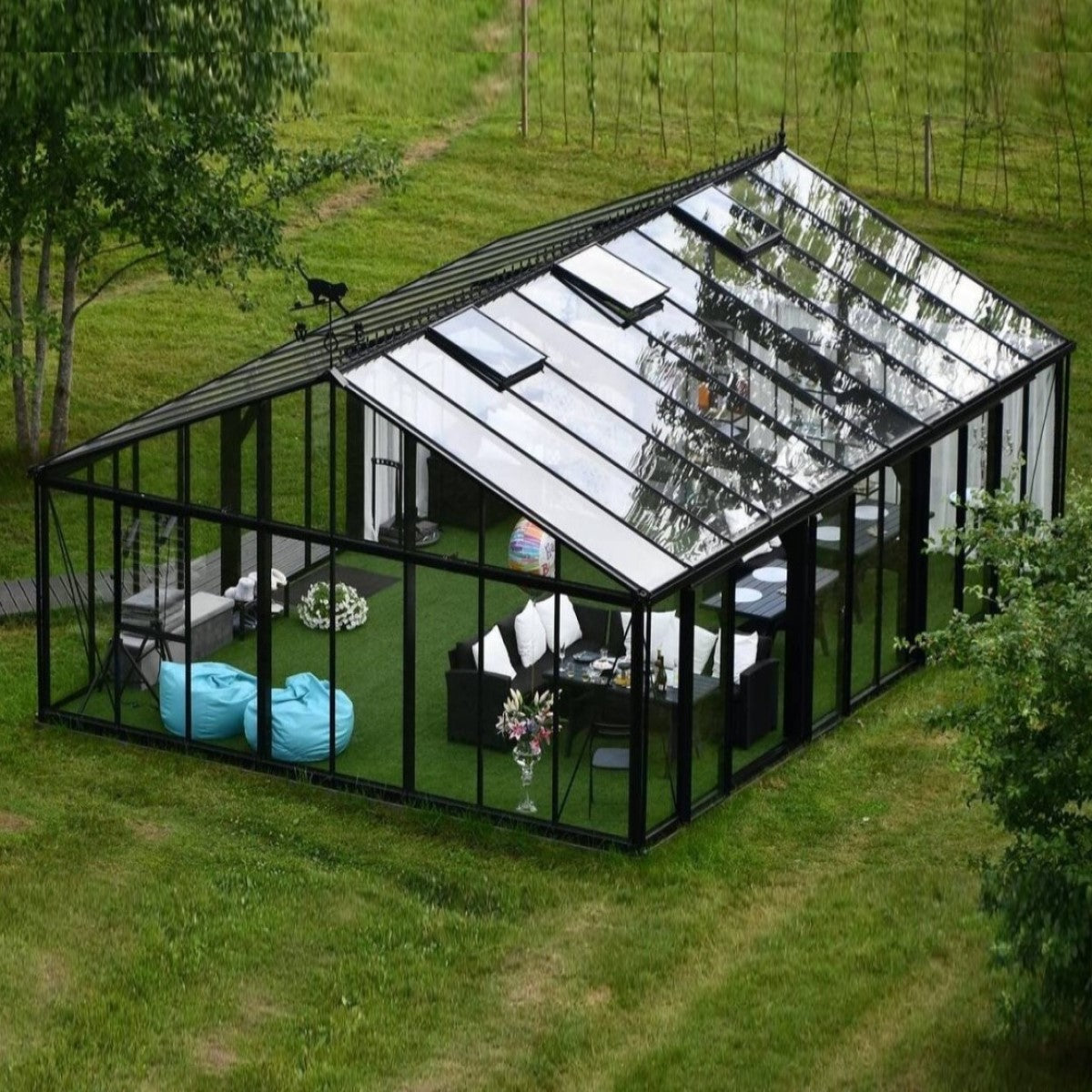 Janssens | Gigant Large Luxury Greenhouse with 4mm Tempered Glass Glazing