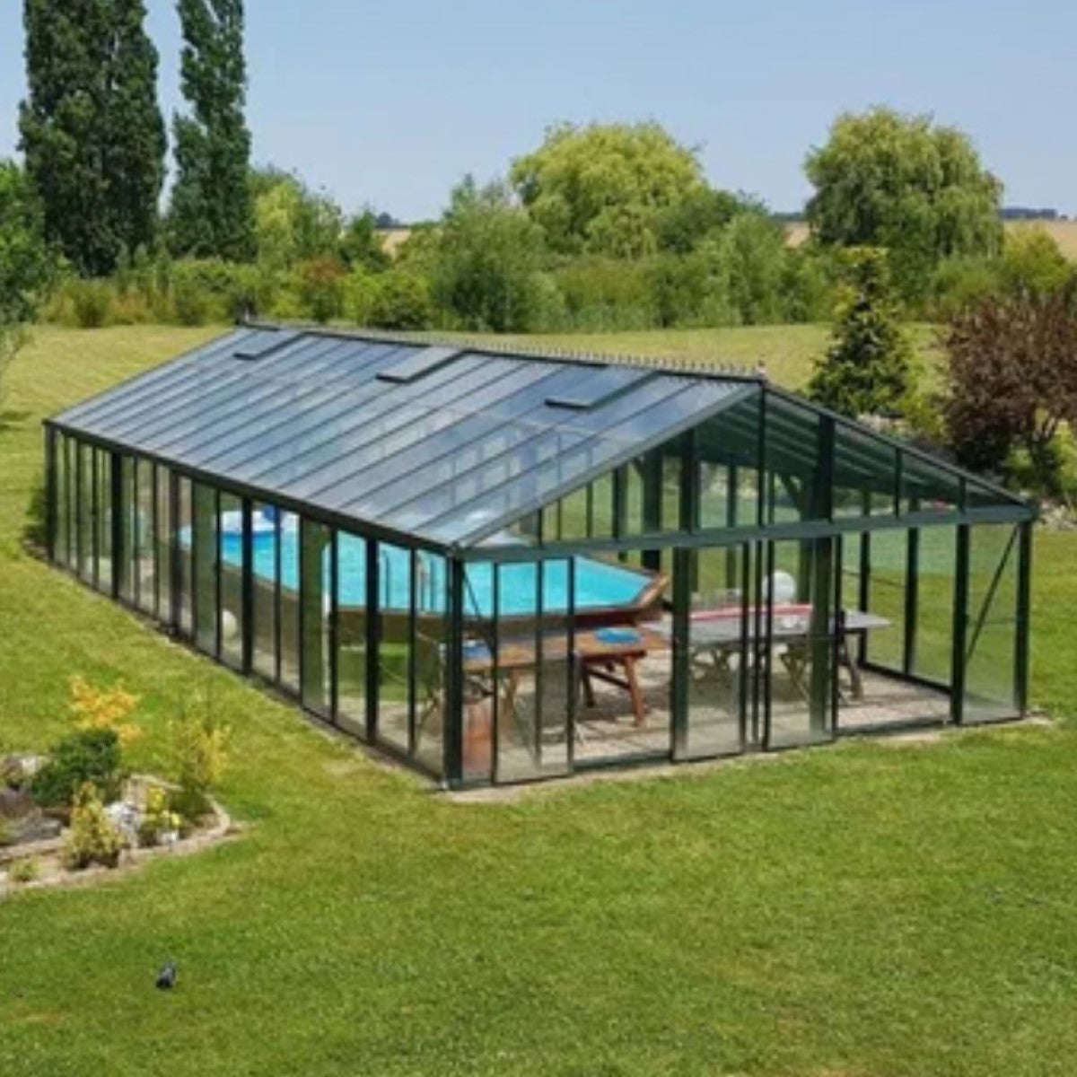 Janssens | Gigant Large Luxury Greenhouse with 4mm Tempered Glass Glazing