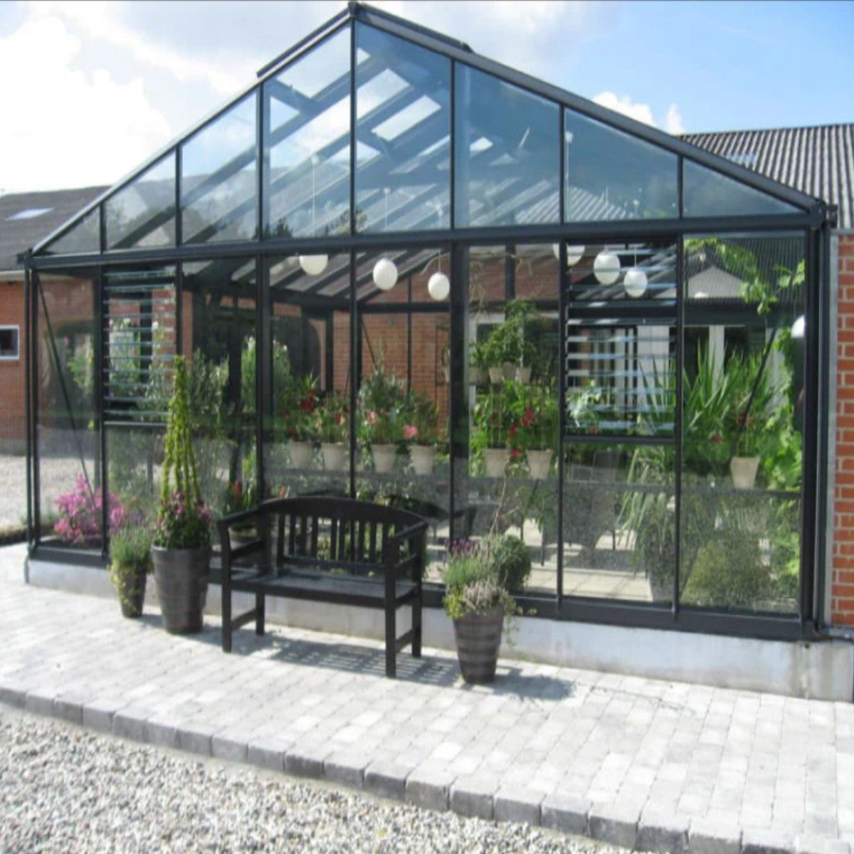 Janssens | Gigant Large Luxury Greenhouse with 4mm Tempered Glass Glazing