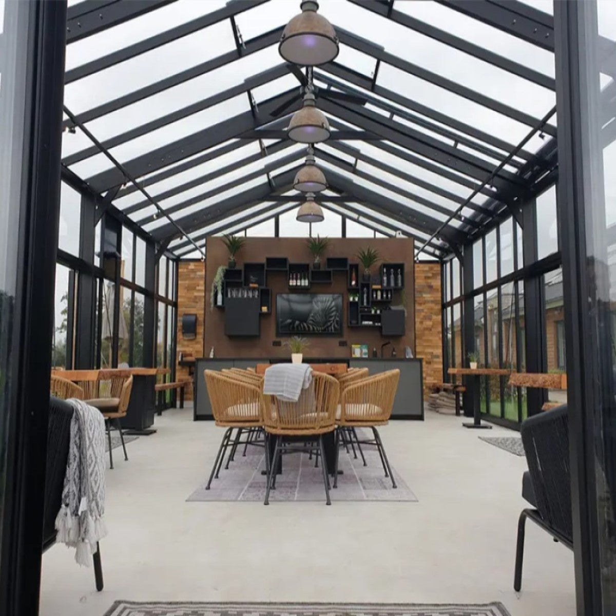 Janssens | Gigant Large Luxury Greenhouse with 4mm Tempered Glass Glazing