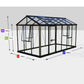 Janssens | 8x15x8.5 ft Royal Victorian VI 24 Greenhouse Kit with 4mm Tempered Glass