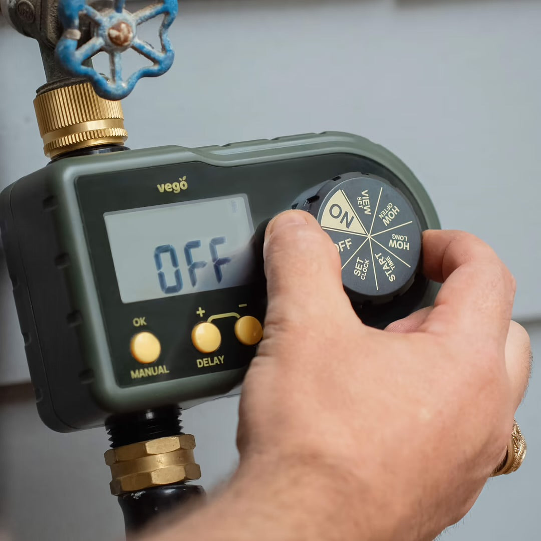 Vego | Digital Water Timer – 1-Zone & 2-Zone Automatic Watering