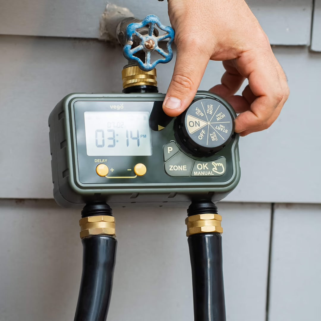 Vego | Digital Water Timer – 1-Zone & 2-Zone Automatic Watering