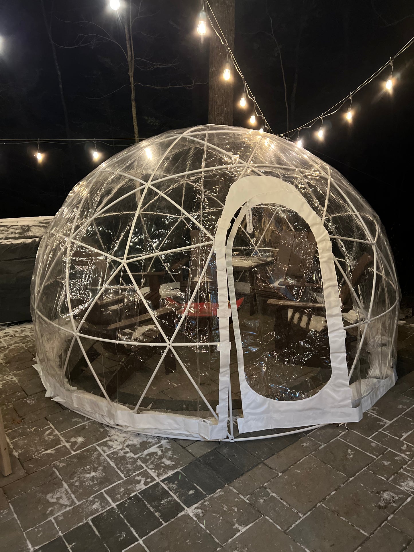 Garden Igloo | Dome, PVC, 11'9"W, 7'2"H - Outdoor Dining, Play Area for Children, Stylish Conservatory, Greenhouse, Gazebo