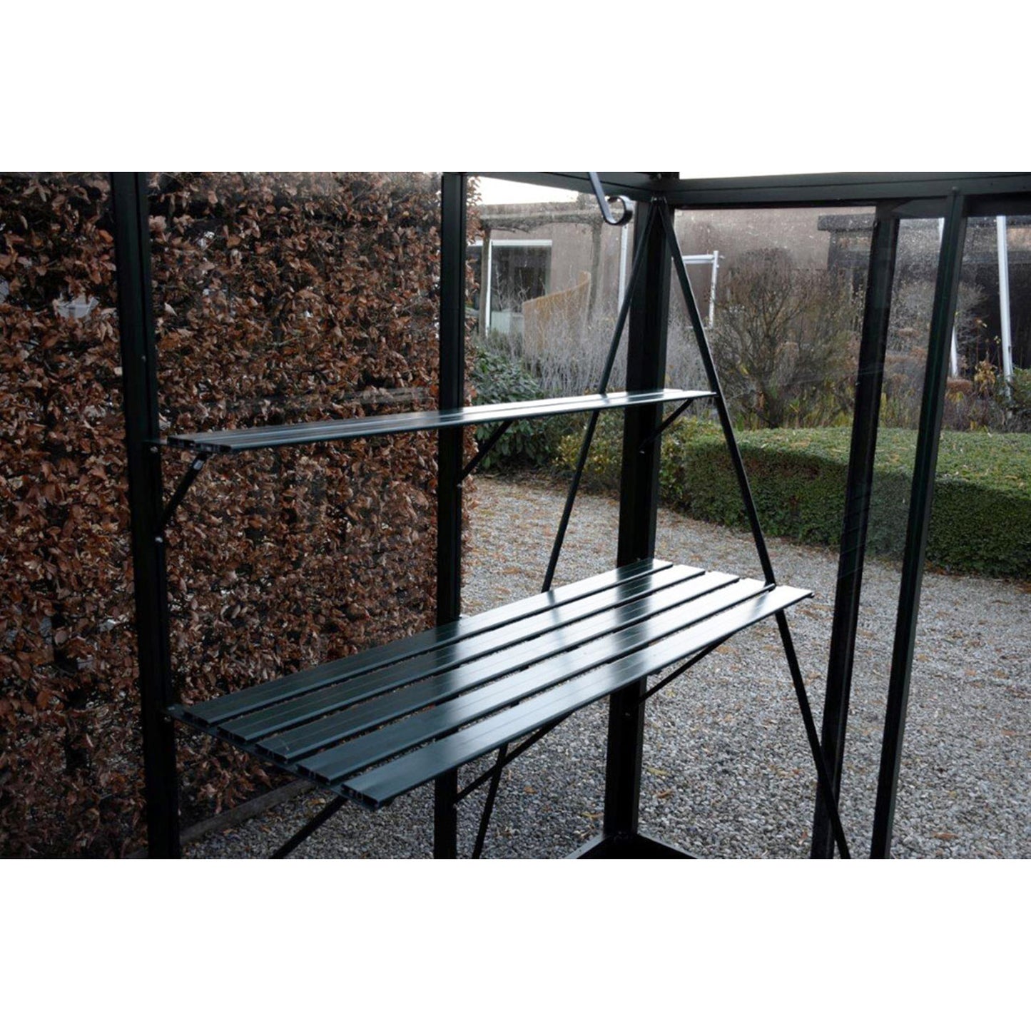 Janssens | Victorian Greenhouse Slat Shelving