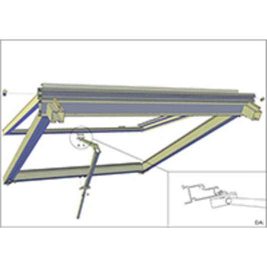 Janssens | Automatic Opener for Push Open Side Window or Roof Window