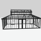 Janssens | Cathedral Victorian Glass Greenhouse Kit with 4mm Tempered Glass Glazing (Custom LUR811/LQW971)