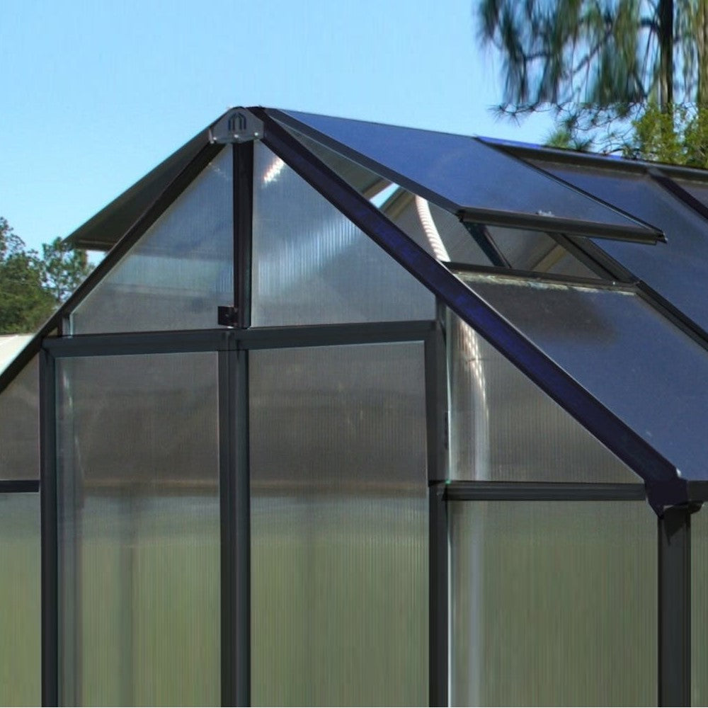 Riverstone | MONT Moheat Solar Greenhouse Kit Package With 8mm Twin-wall Polycarbonate Glazing