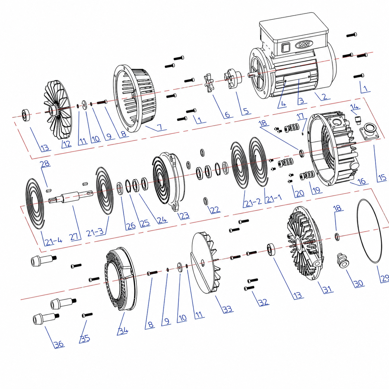 Harvest Right | Oil Free Scroll Vacuum Pump Rebuild Kit - MyGreenhouseStore.com