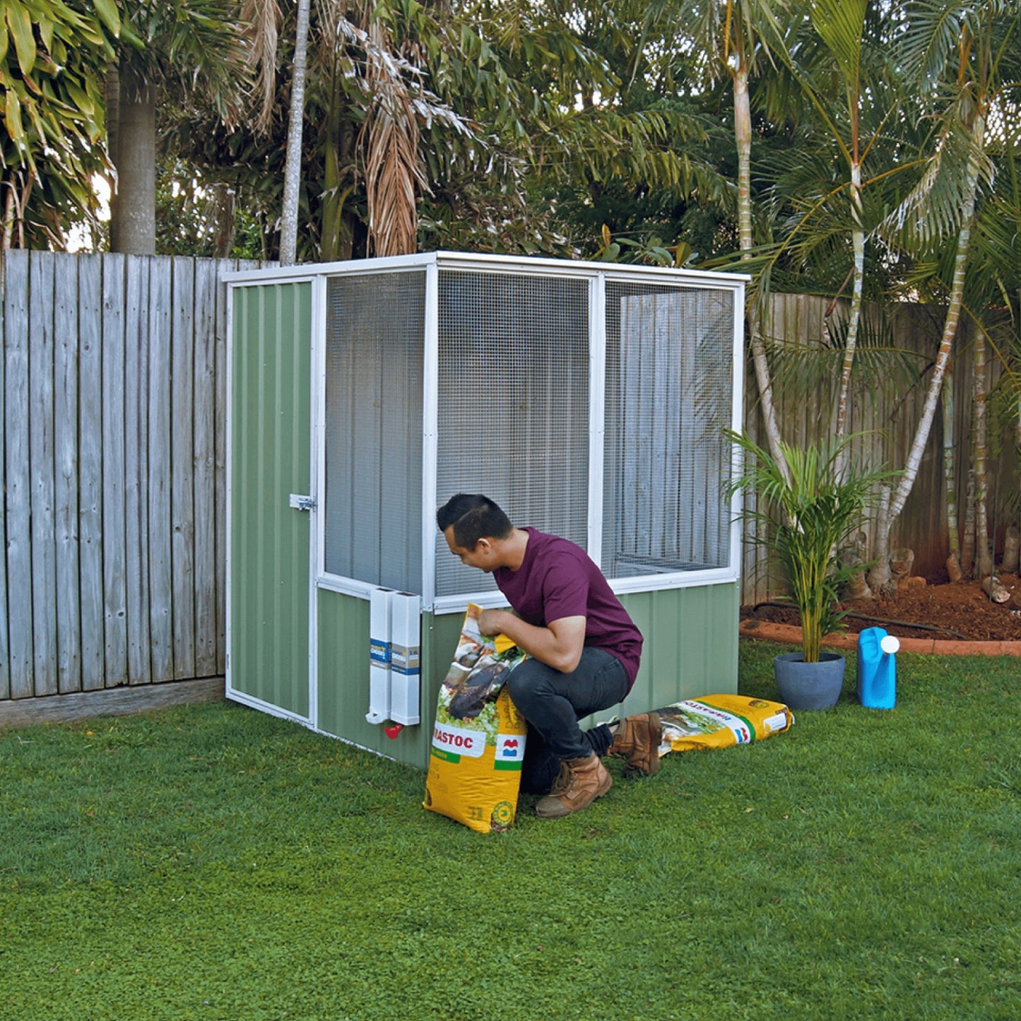 Absco | Chicken Coop - Pale Eucalypt