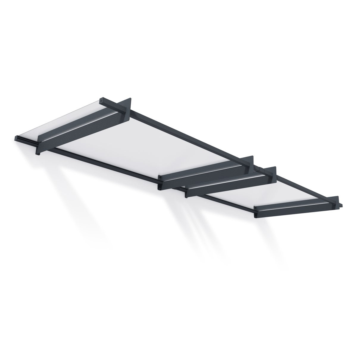 Palram - Canopia | Nancy Door Awning - Gray/Clear