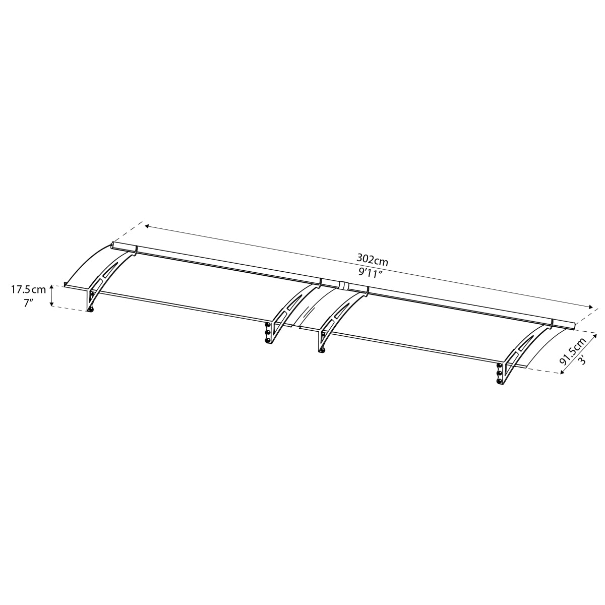 Palram - Canopia | Aquila Door Awning