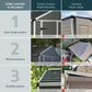 Palam Garden Sheds Rubicon 8x8 Grey