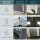 Palam Garden Sheds Rubicon 8x8 Grey