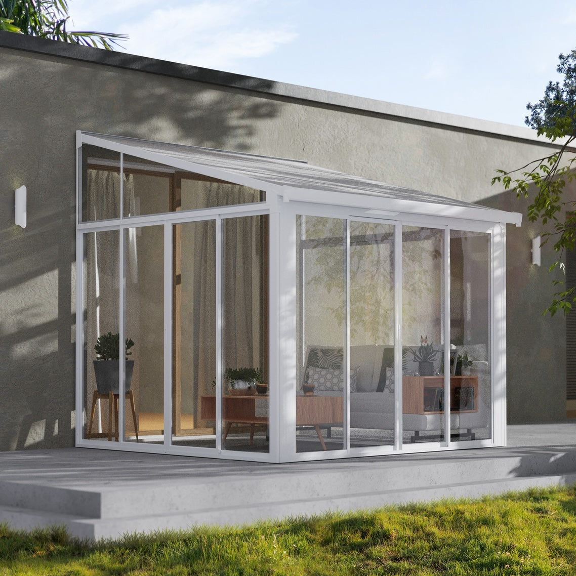Palram - Canopia | SanRemo Patio Enclosure / Sunroom - MyGreenhouseStore.com