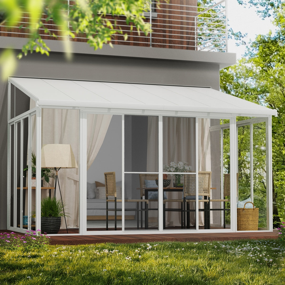 Palram - Canopia | SanRemo Patio Enclosure / Sunroom - MyGreenhouseStore.com