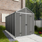 Palram - Canopia | Rubicon 8ft Ultra Durable Outdoor Storage Shed for Garden Dark Grey Series (Copy)