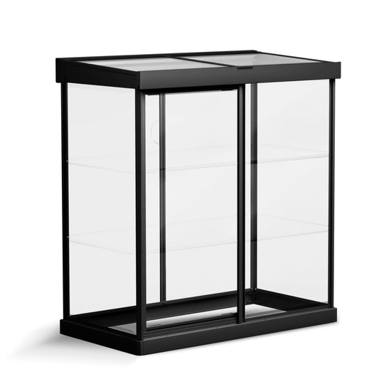 Palram - Canopia | Ivy 4x2 ft. Mini Greenhouse Kit - Black Frame with Clear Polycarbonate Glazing