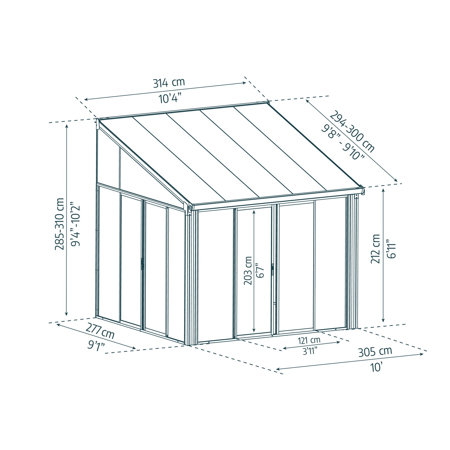 Palram - Canopia | SanRemo Patio Enclosure / Sunroom