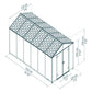 Palram - Canopia | Rubicon 8ft Ultra Durable Outdoor Storage Shed for Garden Dark Grey Series (Copy)