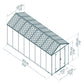 Palram - Canopia | Rubicon 8ft Ultra Durable Outdoor Storage Shed for Garden Dark Grey Series (Copy)
