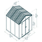 Palam Garden Sheds Rubicon 8x8 Grey