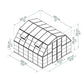 Palram - Canopia | 12x12 Ft Americana Greenhouse Kit With 0.8mm Polycarbonate Glazing - MyGreenhouseStore.com