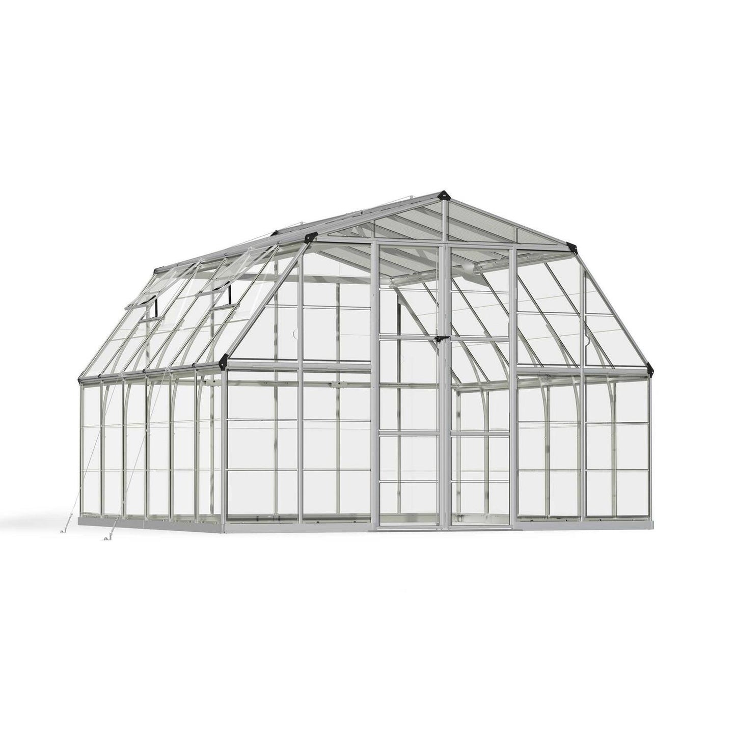 Palram - Canopia | 12x12 Ft Americana Greenhouse Kit With 0.8mm Polycarbonate Glazing - MyGreenhouseStore.com