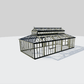 Janssens | Cathedral Victorian Glass Greenhouse Kit with 4mm Tempered Glass Glazing (Custom LUR811/REP733)