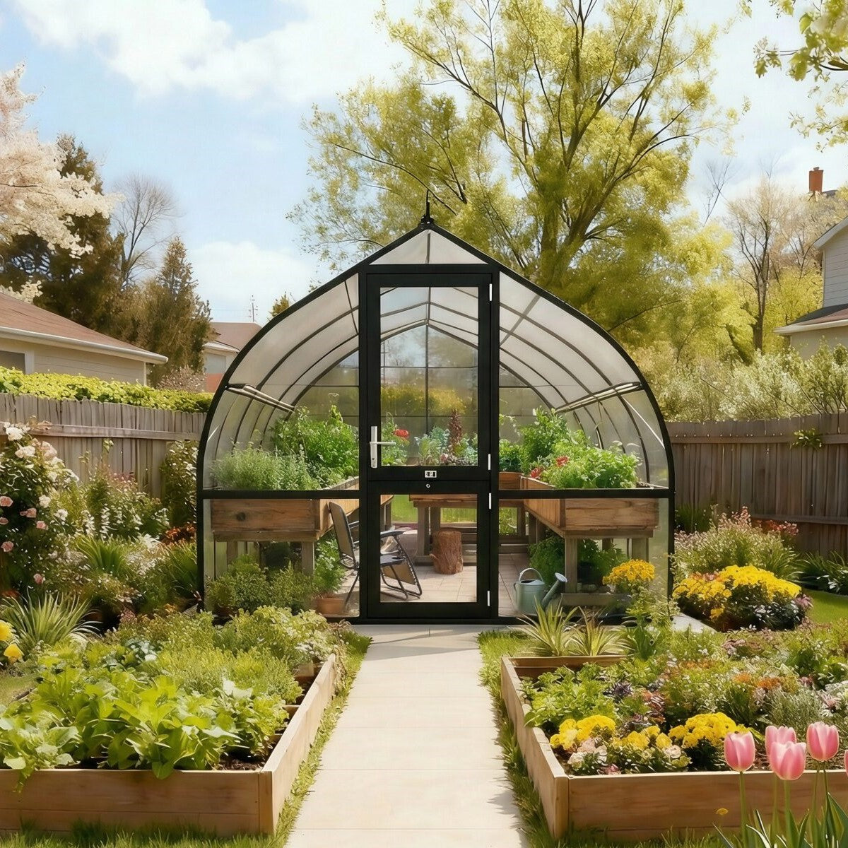 Holkartherm Riga Black All Season Greenhouse
