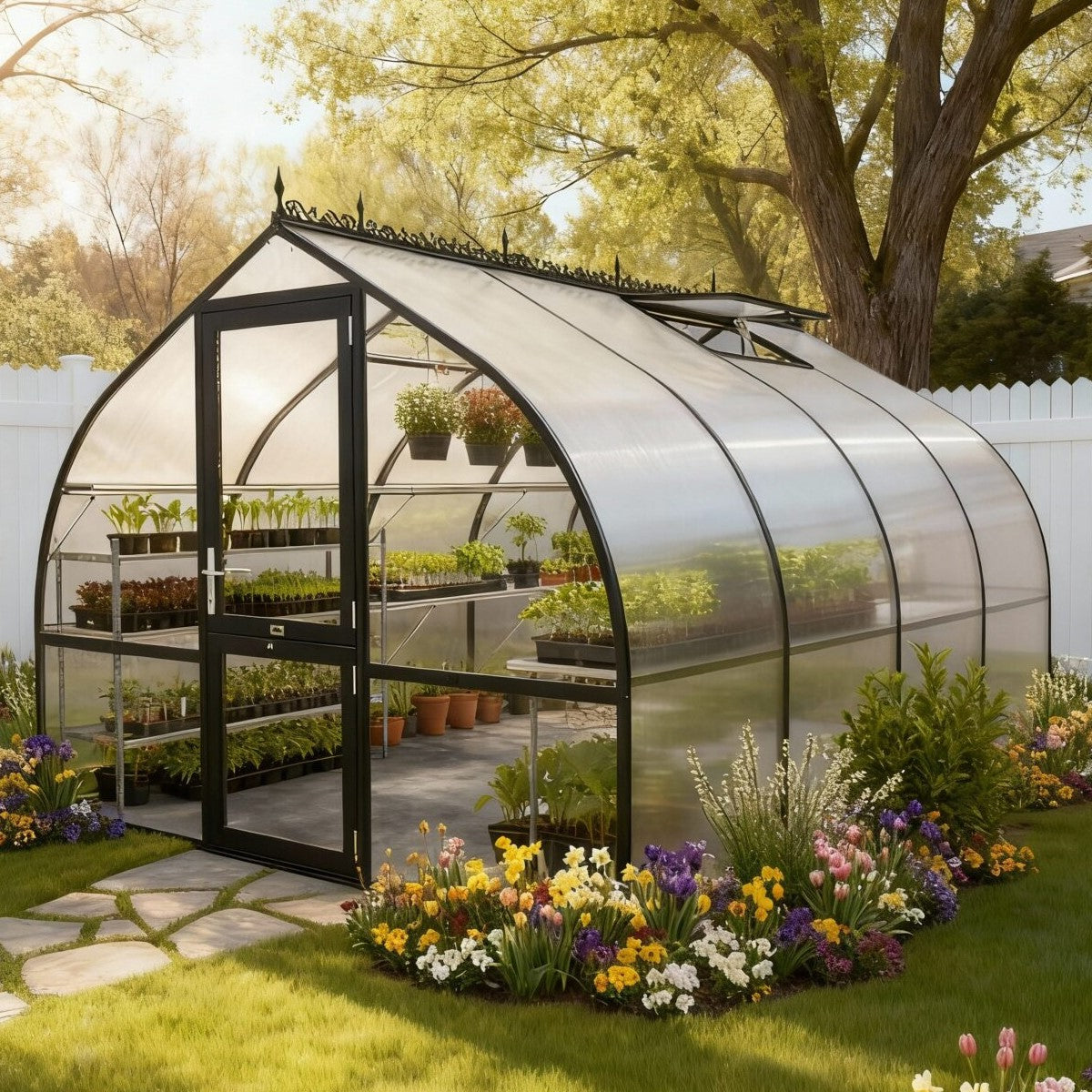 Holkartherm Riga Black All Season Greenhouse
