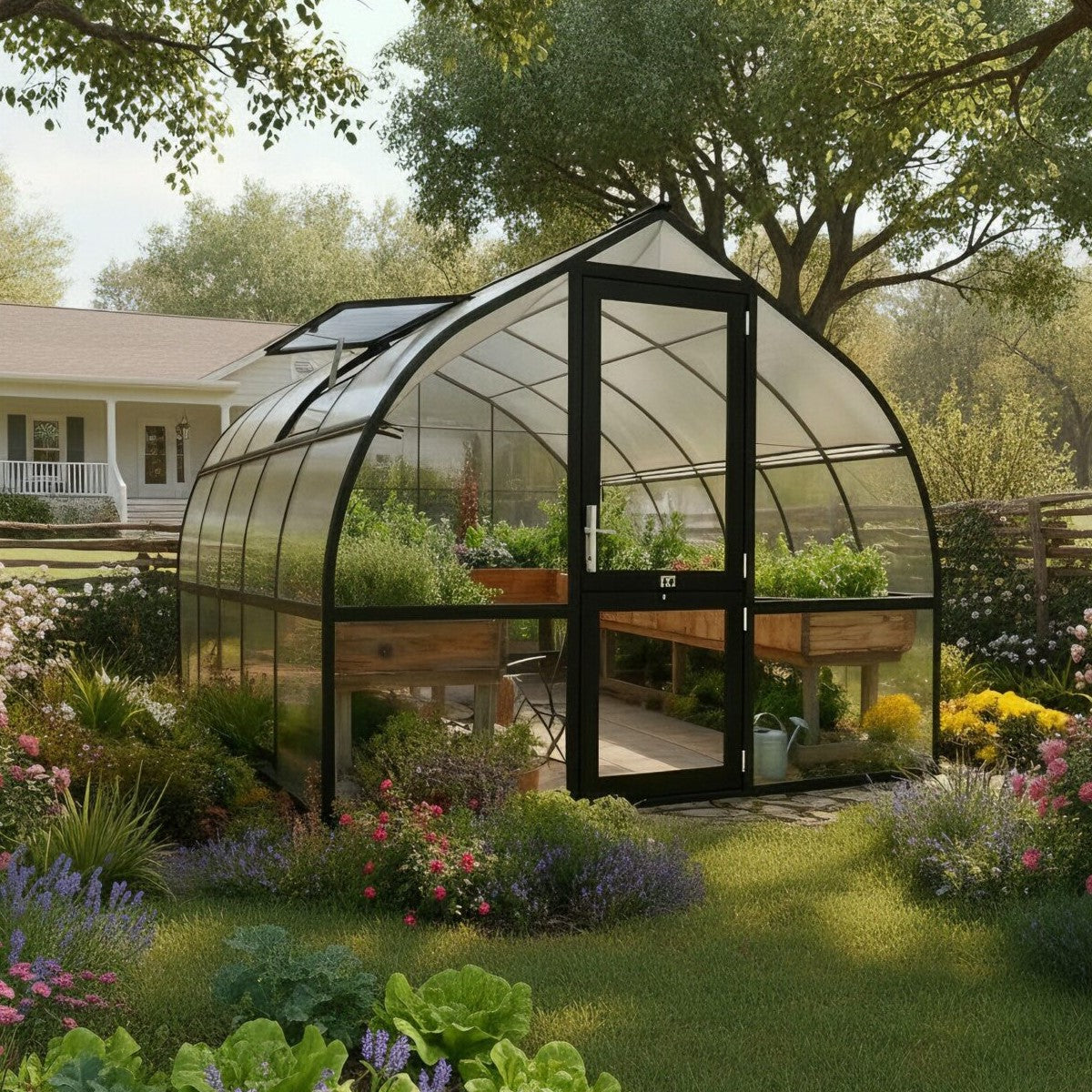 Holkartherm Riga Black All Season Greenhouse