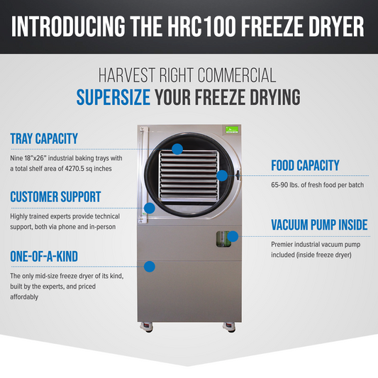 Harvest Right | Commercial Freeze Dryer (9 Trays) with Premier Vacuum Pump