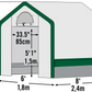 ShelterLogic | GrownIT Organic Growers Grow Tent 6x8x6'6"
