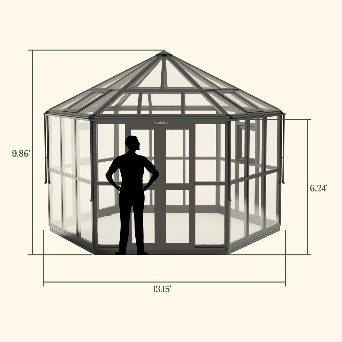 Vego | Diamond Greenhouse/Garden Room Kit